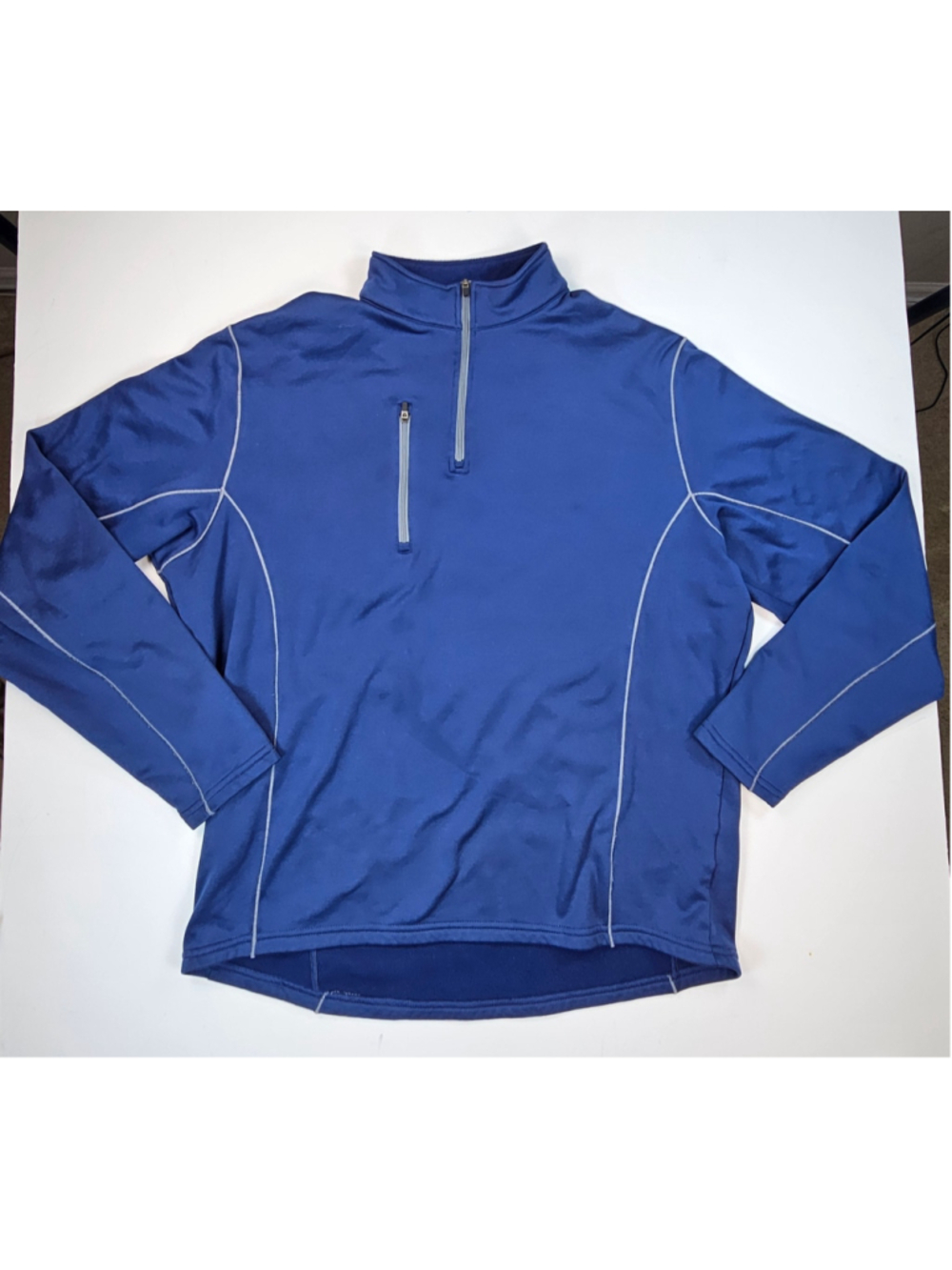 Peter Millar Crown Sport Pullover Men Blue Ballantyne Country Club Golf 1/4 Zip